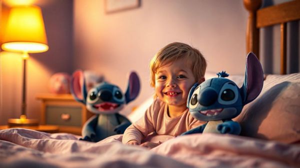 Transformer les nuits des enfants avec la peluche Stitch